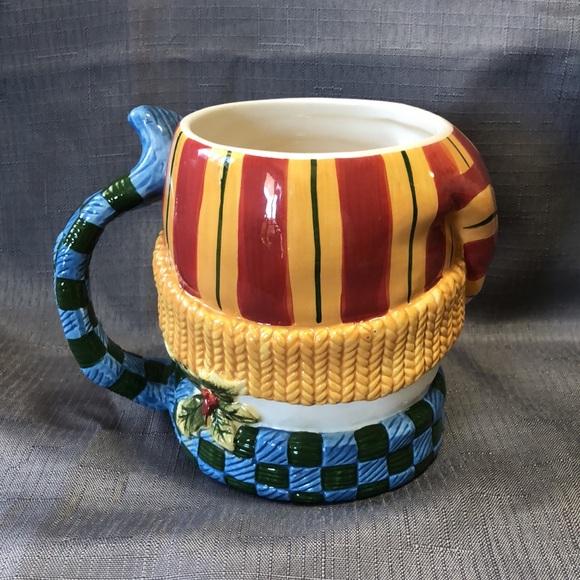 ⛄️SNOWMAN⛄️LARGE SIZED MUG by artist SUSAN WINGET. - Picture 2 of 4